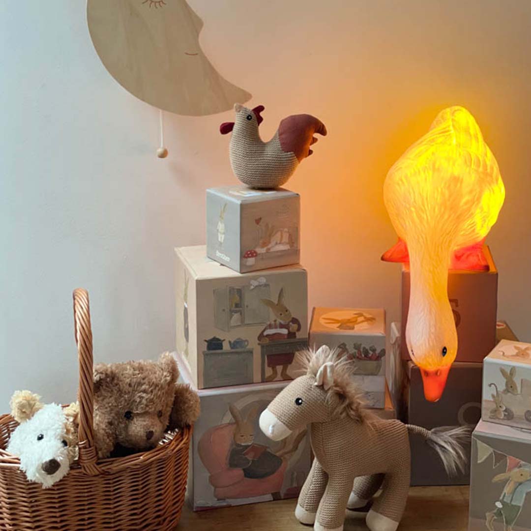 egmont toys heico lamp eend - naar beneden kijkend - 33 cm | ET360592 | 5