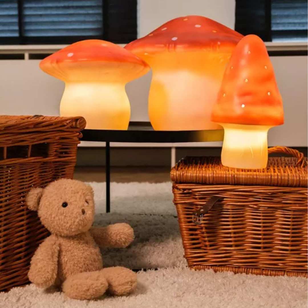 egmont toys heico lamp vliegenzwam rode baksteen - 31 cm | ET360637RB | 4