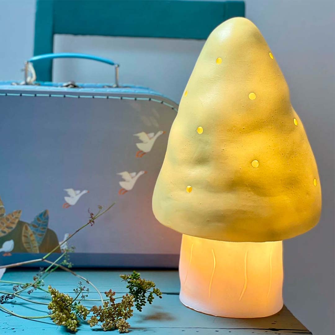 egmont toys heico lamp paddenstoel amandel - 28 cm | ET360208AL | 2