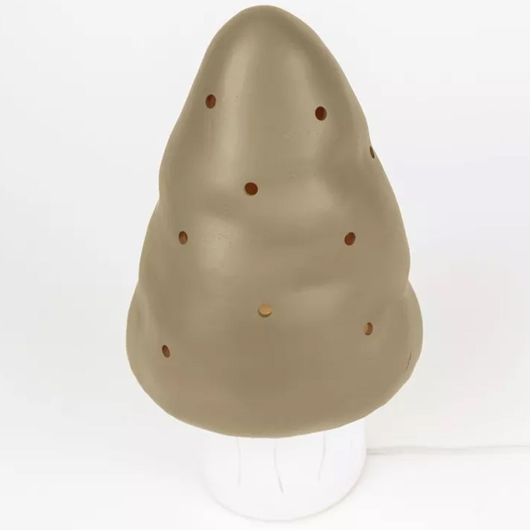 egmont toys heico lamp paddenstoel brons bruin - 28 cm | ET360208BB | 2