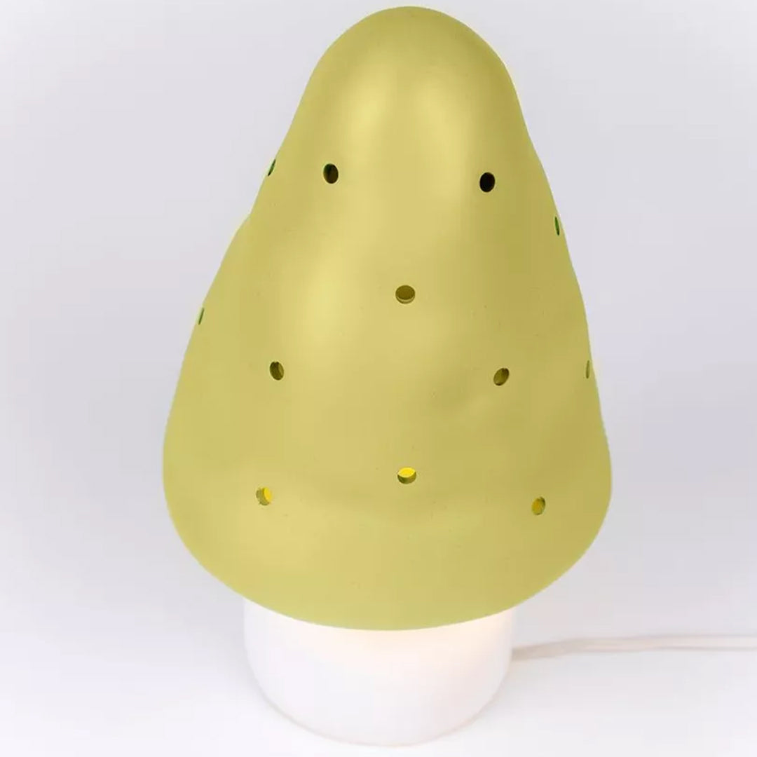 egmont toys heico lamp paddenstoel lemon grass - 28 cm | ET360208LG | 2