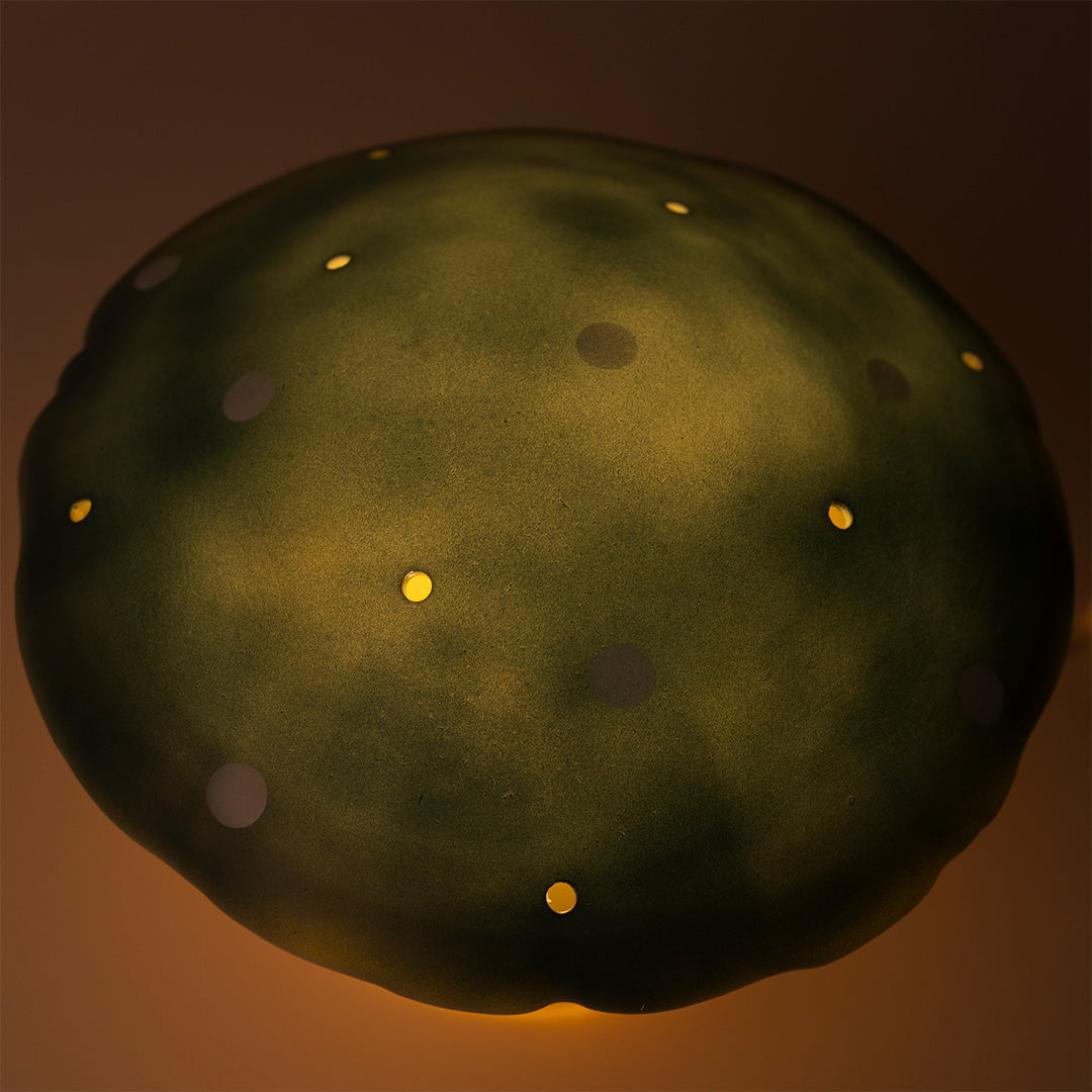 egmont toys heco lamp paddenstoel natuurlijk blauwgroen - 20 cm | ET360681NT | 5