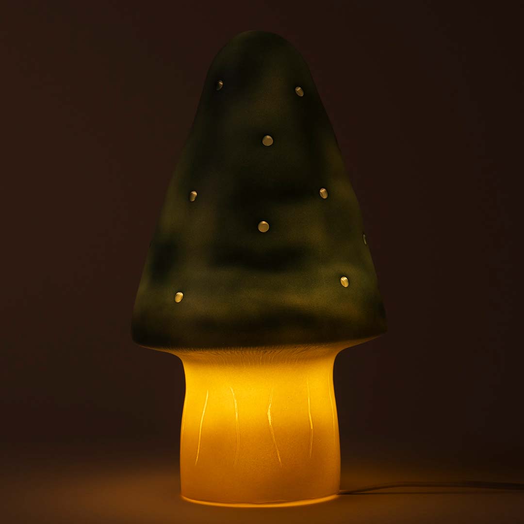 egmont toys heico lamp paddenstoel natuurlijk blauwgroen - 28cm | ET360208NT | 2