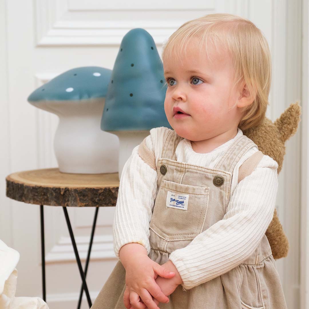 egmont toys heico lamp paddenstoel natuurlijk blauwgroen - 28cm | ET360208NT | 4