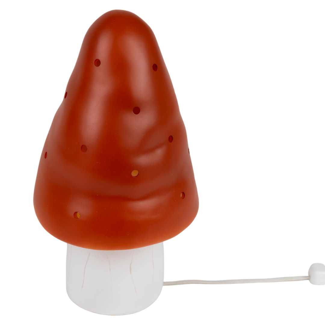 egmont toys heico lamp paddenstoel rode baksteen - 28 cm | ET360208RB | 4