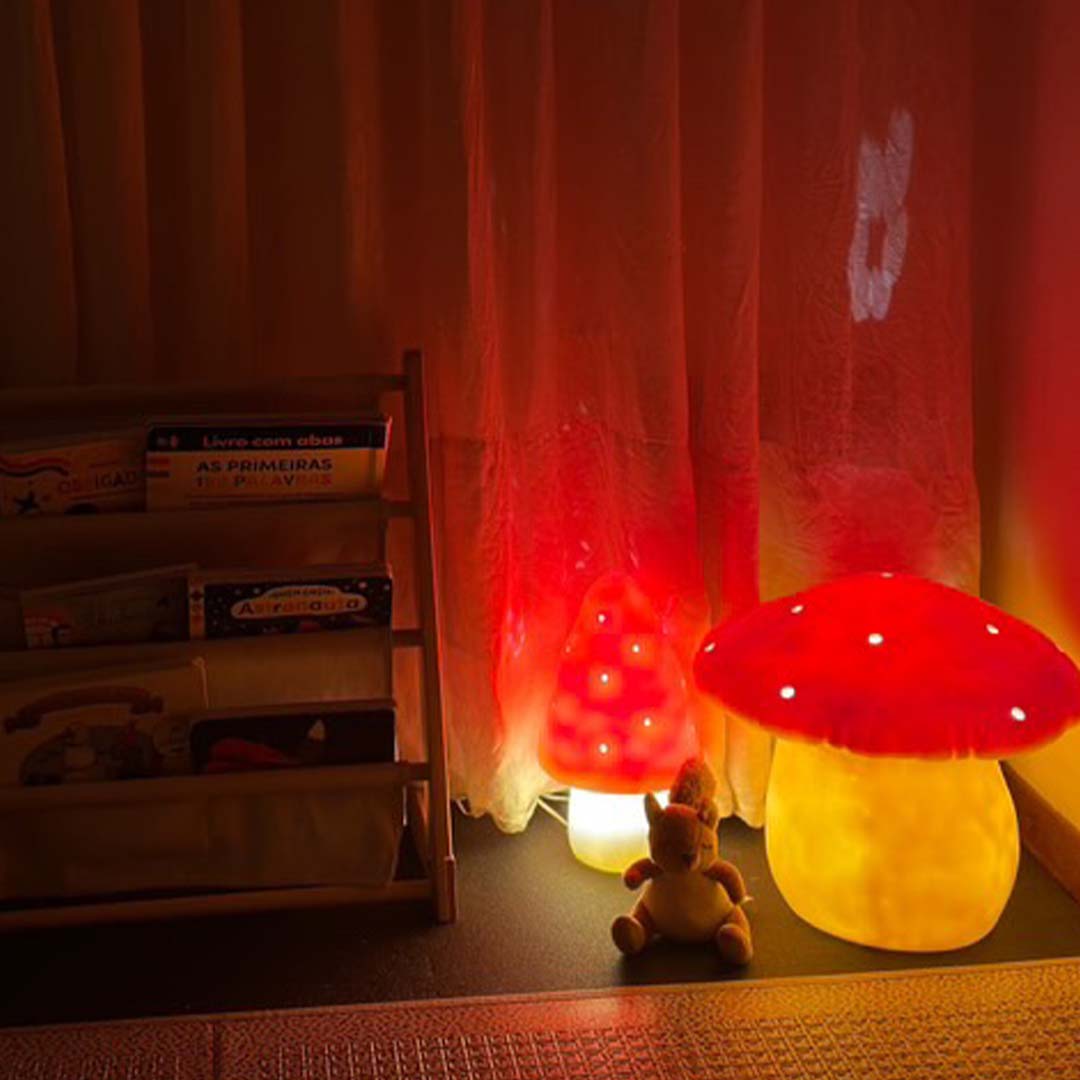 egmont toys heico lamp vliegenzwam rood - 20 cm  | ET360681RED | 5