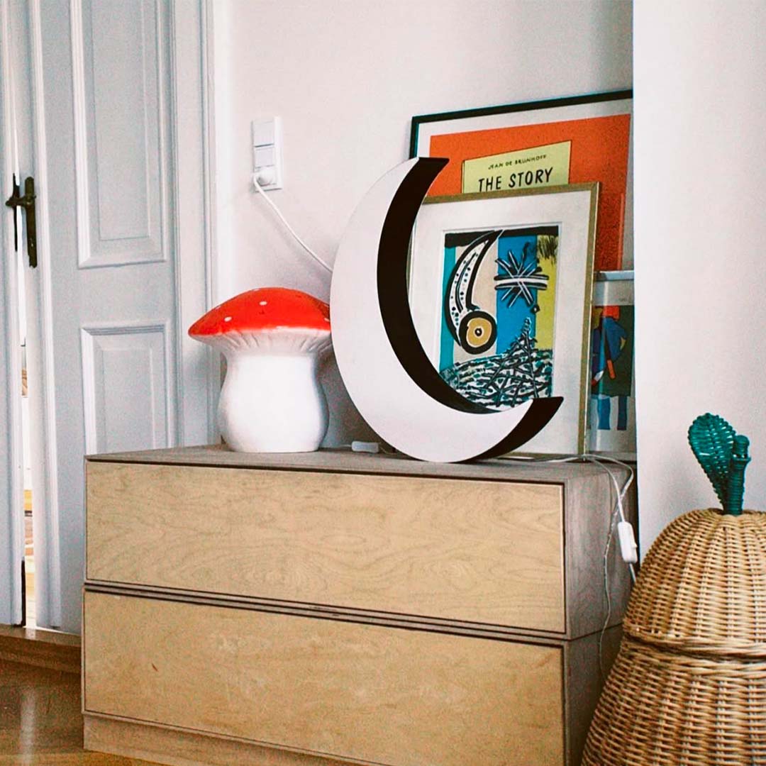 egmont toys heico lamp vliegenzwam rood - 31 cm | ET360637RED | 4