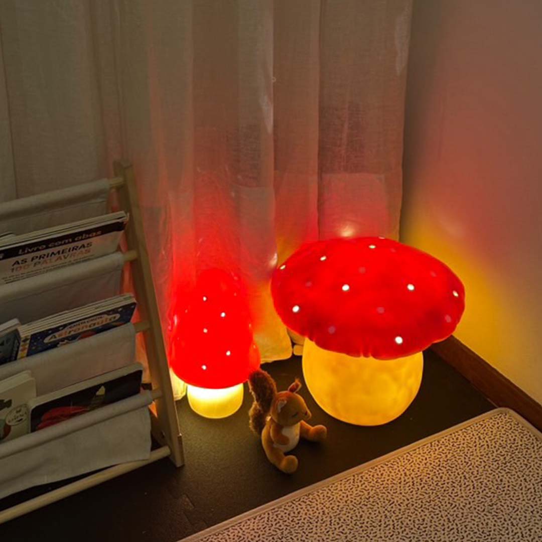 egmont toys heico lamp vliegenzwam rood - 31 cm | ET360637RED | 3