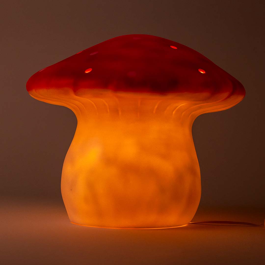 egmont toys heico lamp vliegenzwam rood - 31 cm | ET360637RED | 2