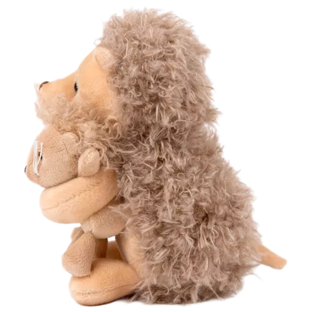 egmont toys knuffel egel met tweeling - 15 cm