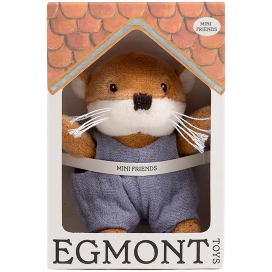 egmont toys knuffelotter zelie - 9 cm | ET130637 | 3