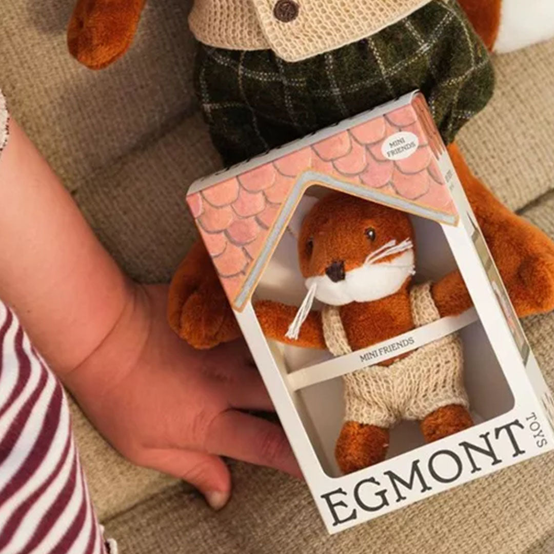 egmont toys knuffelvos max - 9 cm | ET130631 | 2