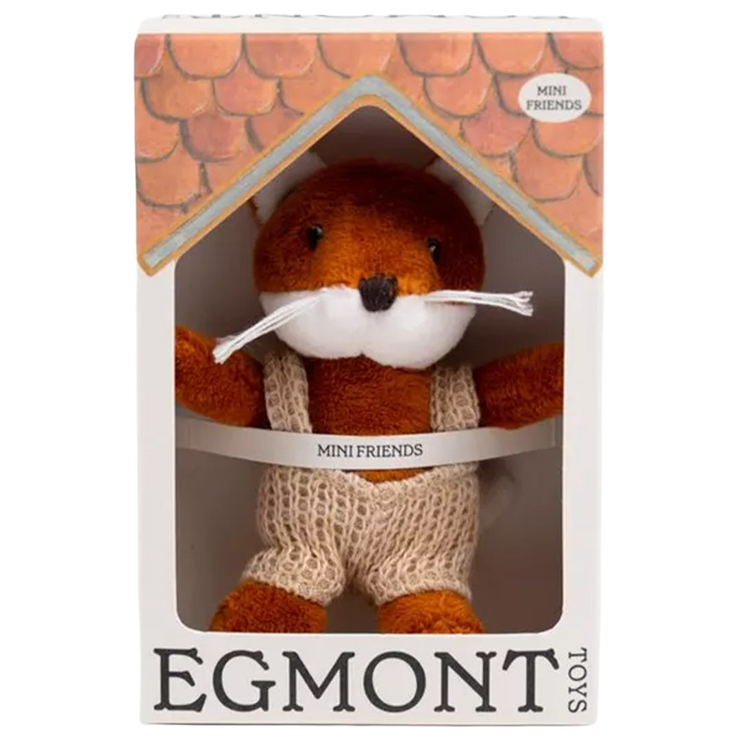 egmont toys knuffelvos max - 9 cm | ET130631 | 3