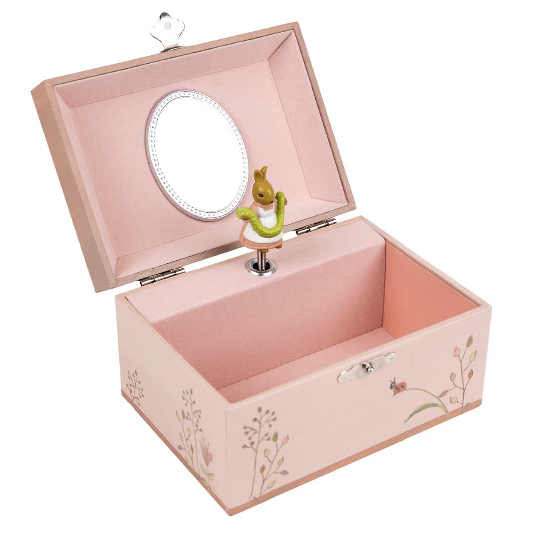 egmont toys sieradendoosje met muziek - konijn en lieveheersbeestje | ET570537 | 1