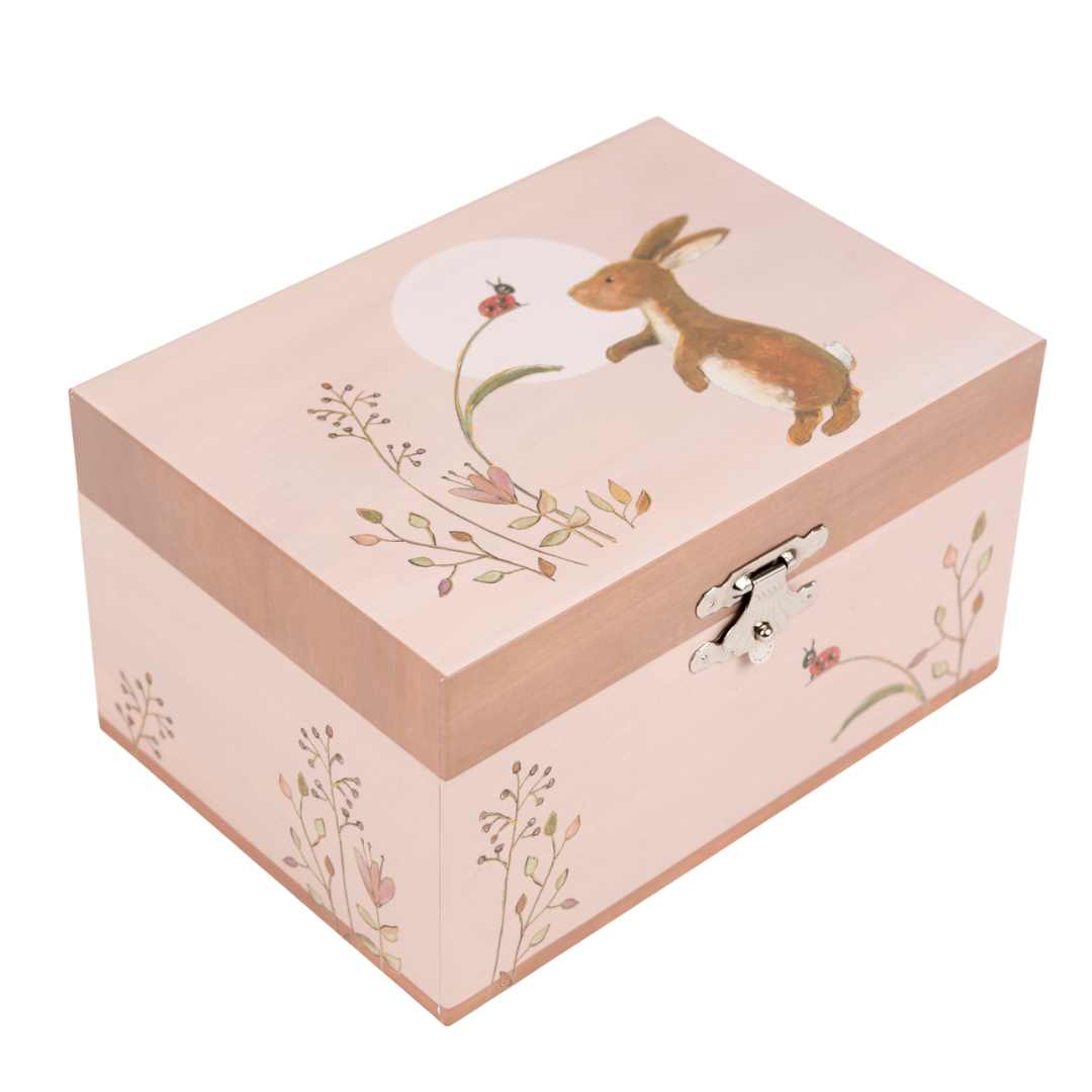 egmont toys sieradendoosje met muziek - konijn en lieveheersbeestje | ET570537 | 3