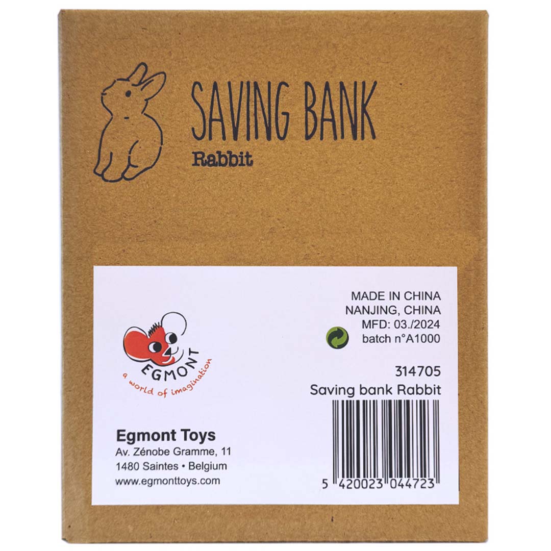 egmont toys spaarpot konijn | ET314705 | 4