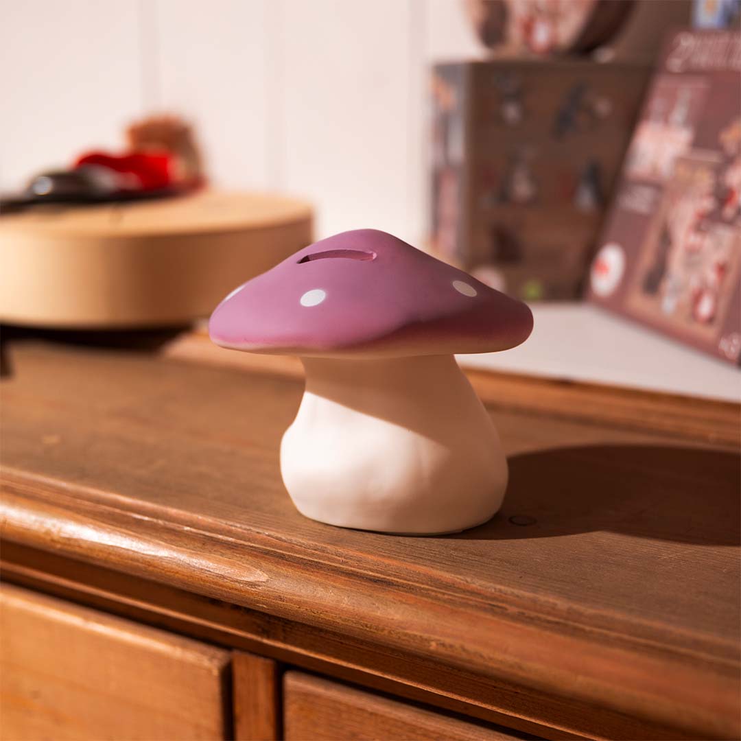 egmont toys spaarpot paddenstoel lila | ET314711 | 3