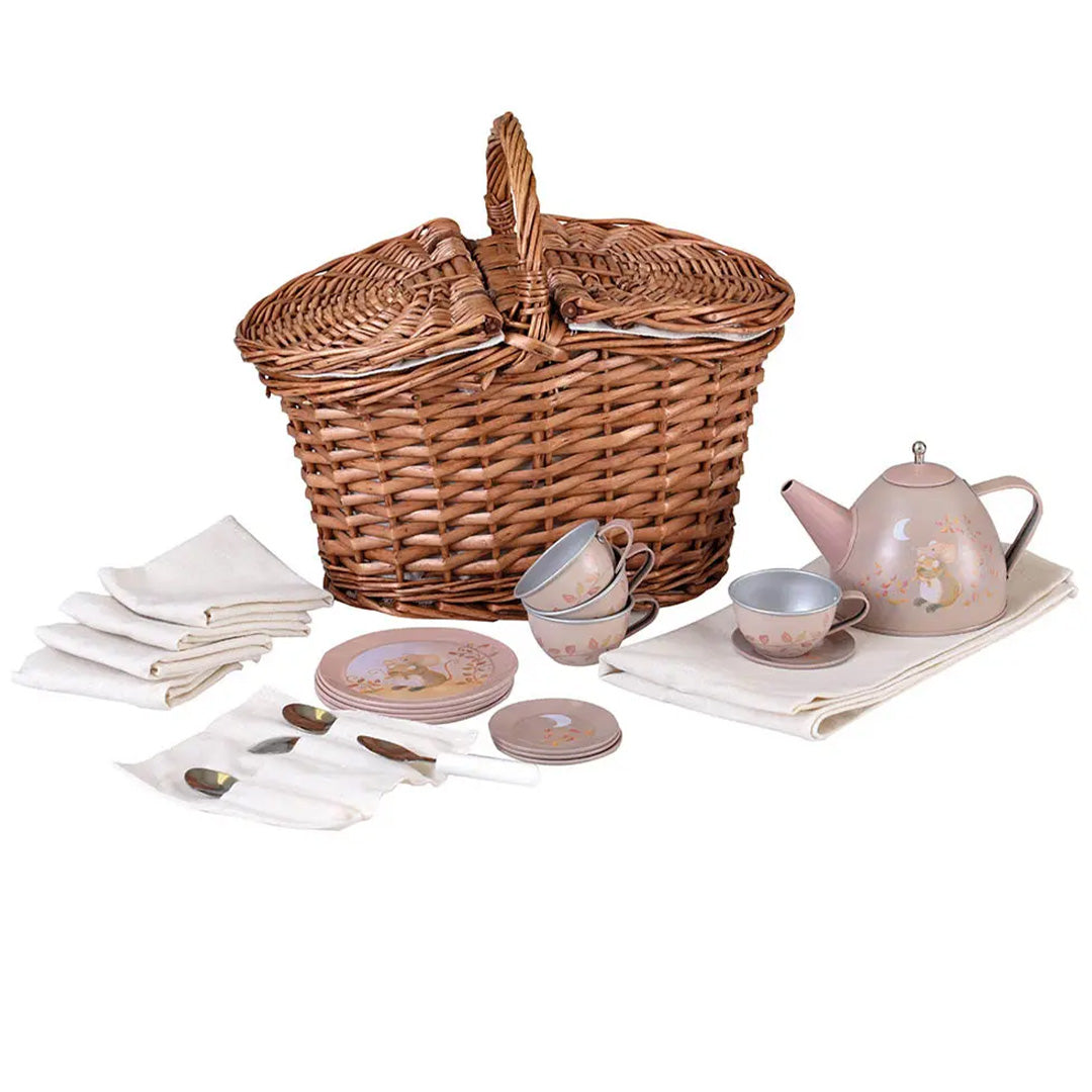egmont toys theeservies in rieten mand - muis | ET540061 |