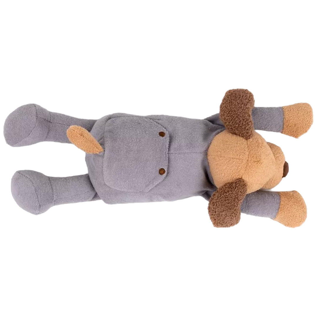 egmont toys verzwaarde hond in pyama - 33 cm | ET130642 | 4