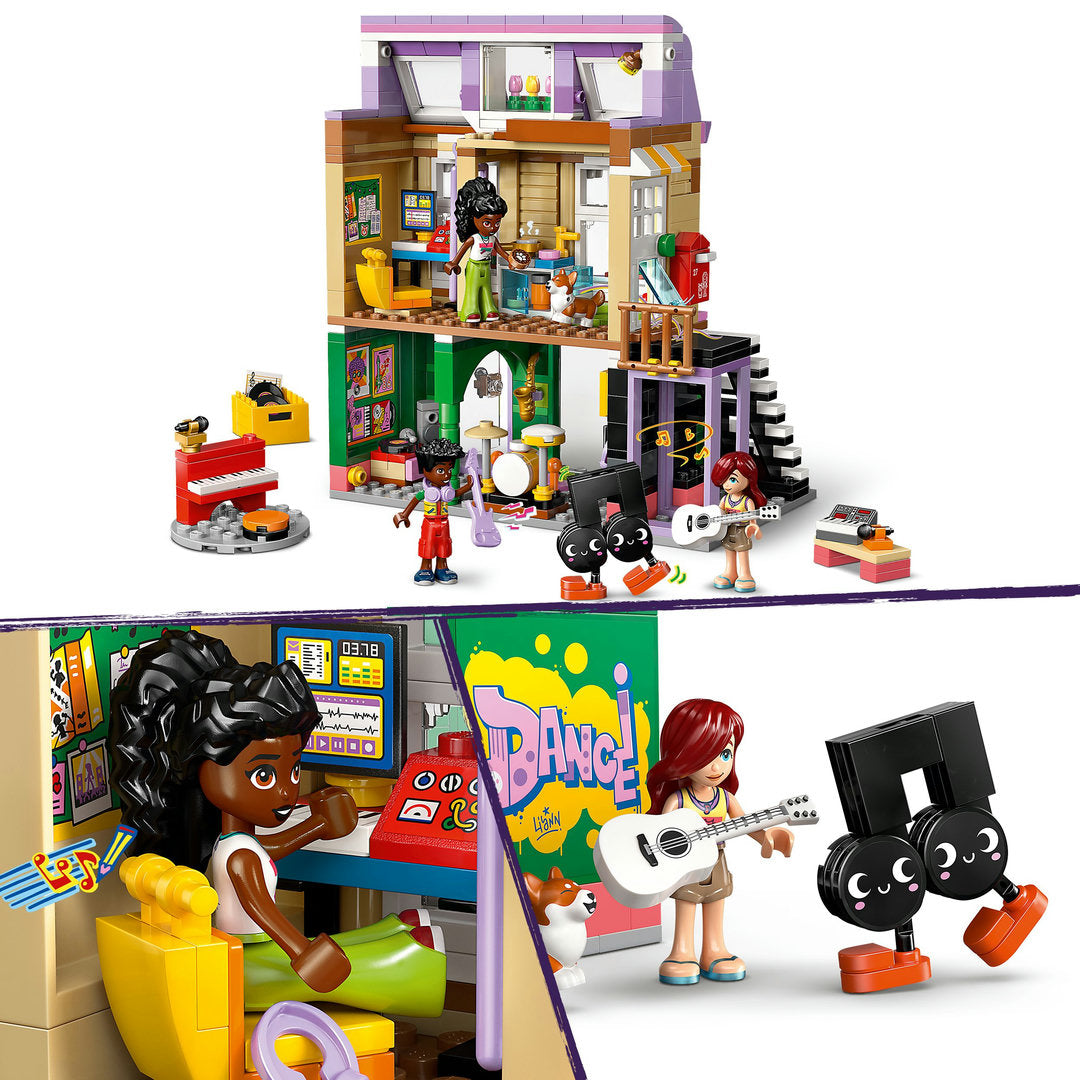 LEGO friends muziekwinkel en appartement bouwset