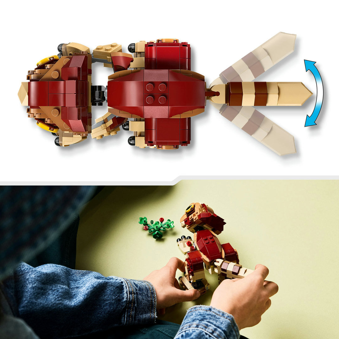 LEGO jurassic world babydinosaurus dolores aquilops set