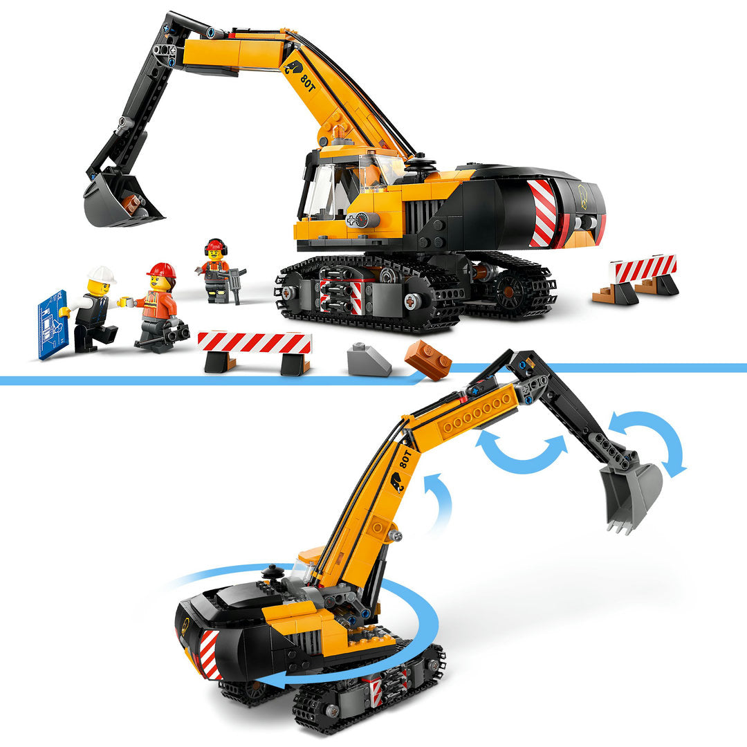 LEGO city gele graafmachine set