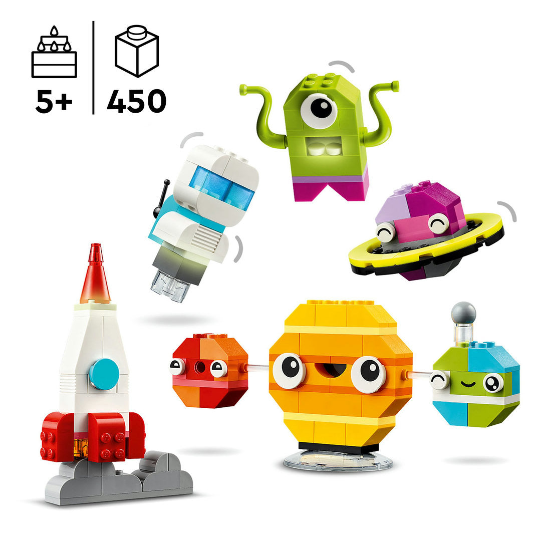 LEGO classic creatieve planeten set