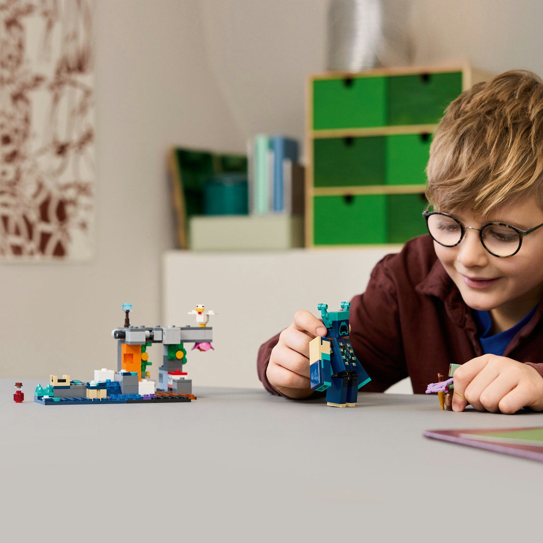 LEGO minecraft de ontmoeting met de opzichter