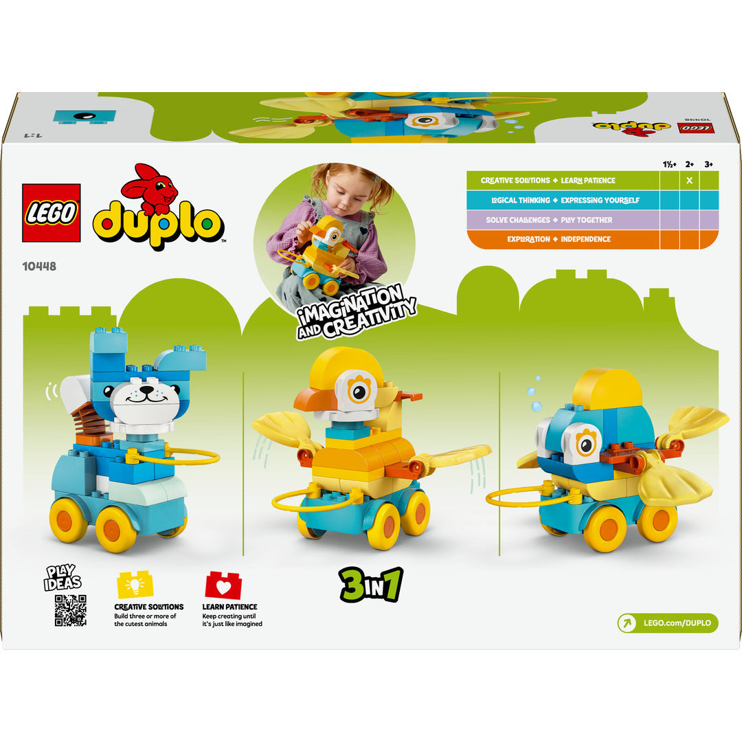 LEGO DUPLO stad 3-in-1 dieren op wielen
