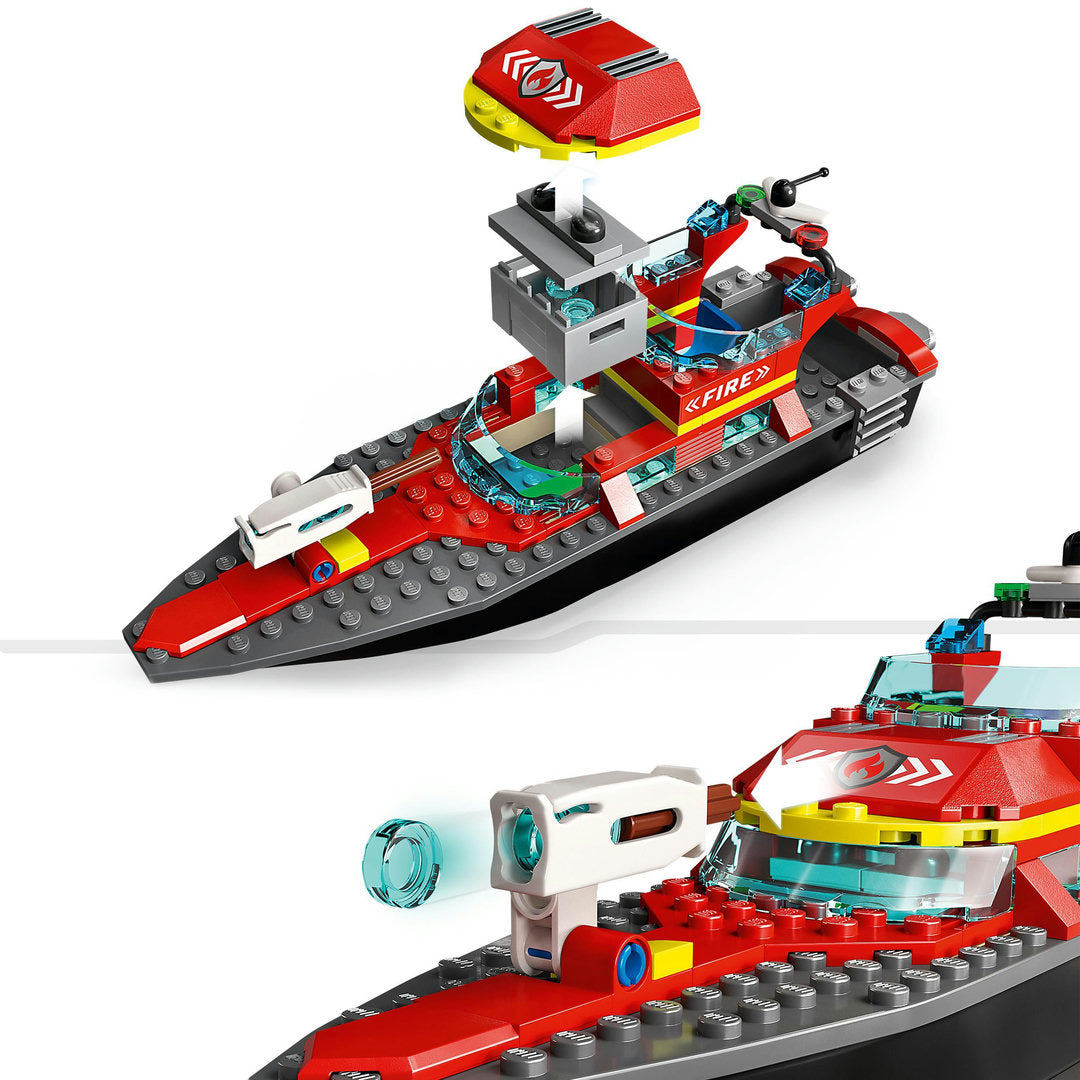 LEGO city reddingsboot brand  bouw- en speelset (144 onderdelen)
