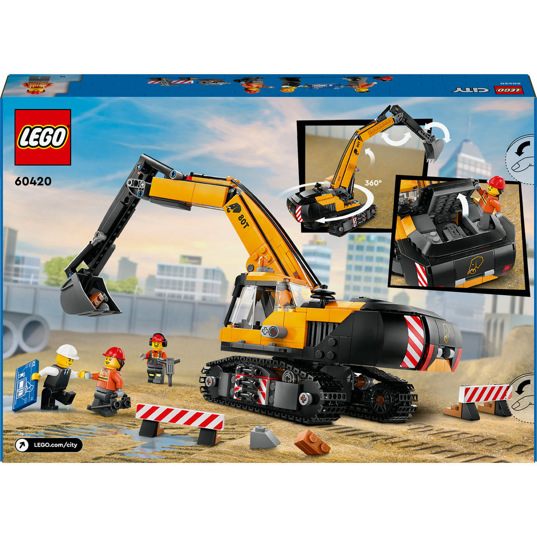 LEGO city gele graafmachine set