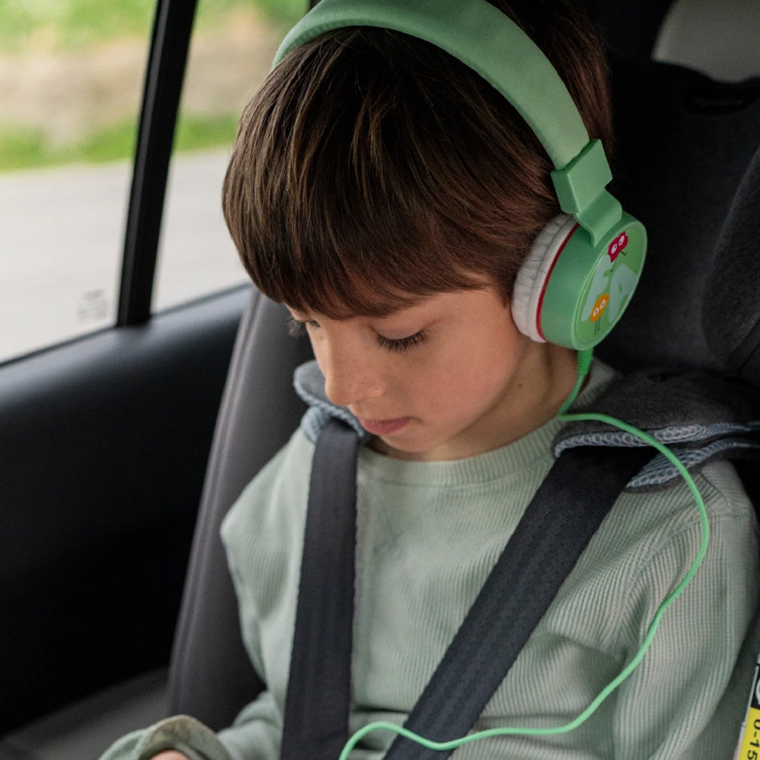 faba kinderkoptelefoon tutum met kabel - groen