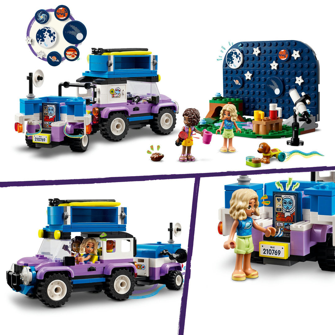 LEGO friends astronomisch kampeervoertuig