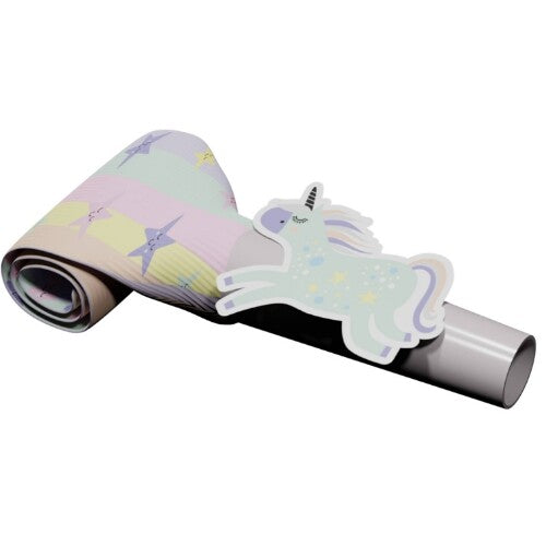 feestfluitjes eenhoorns en regenbogen - 6st | 68367 | 0