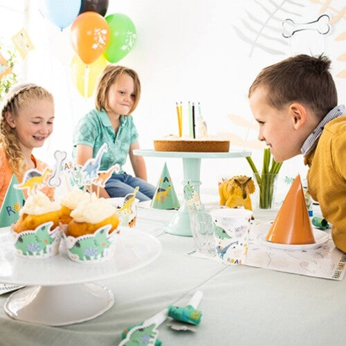feesthoedjes dino's - 6st | 68328 | 3