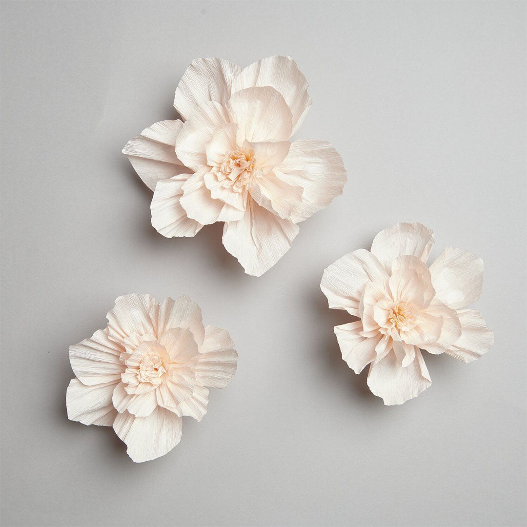 feestversiering crêpepapier bloemen - 3st | 400892 | 3