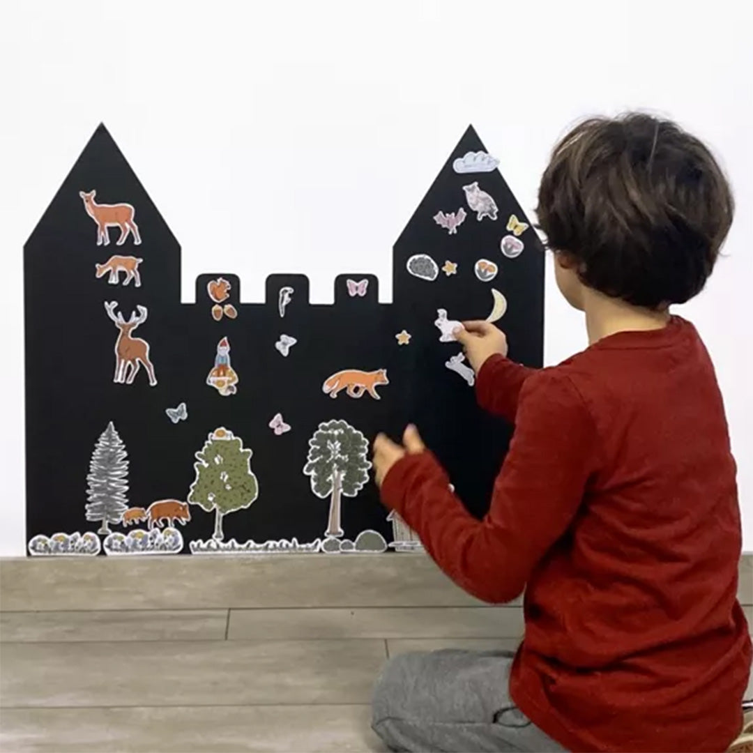 ferflex magneetbord kasteel met magneten | TABCHATEAU | 2