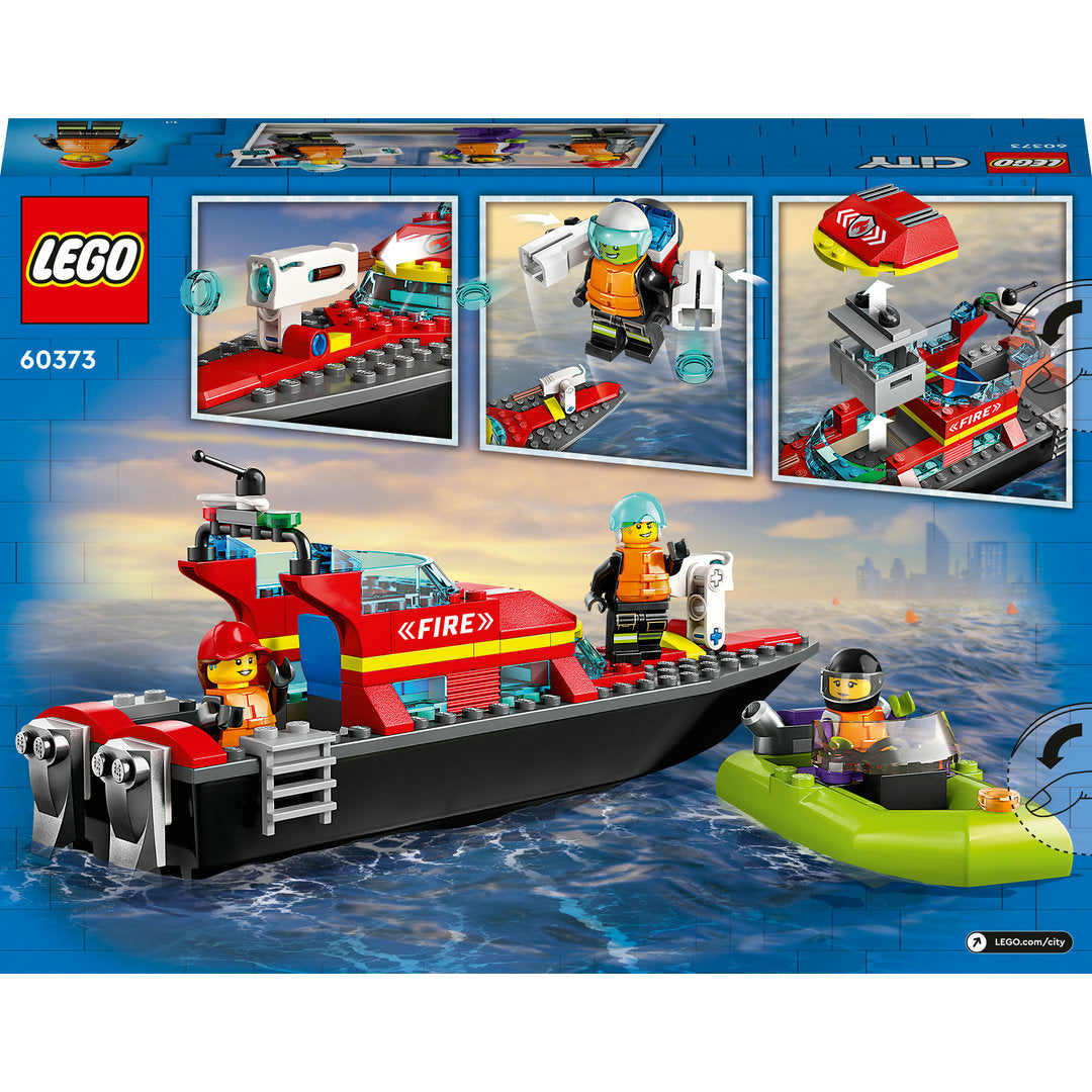 LEGO city reddingsboot brand  bouw- en speelset (144 onderdelen)