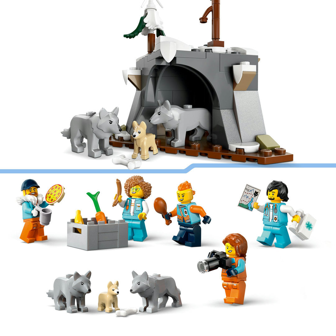 LEGO city laboratoriumtruck op de noordpool bouwset