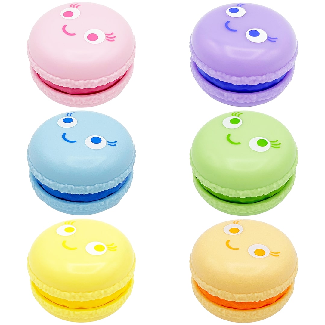 fidget go friemelspeelgoed macaron - assorti | 24.FGMA001 | 1