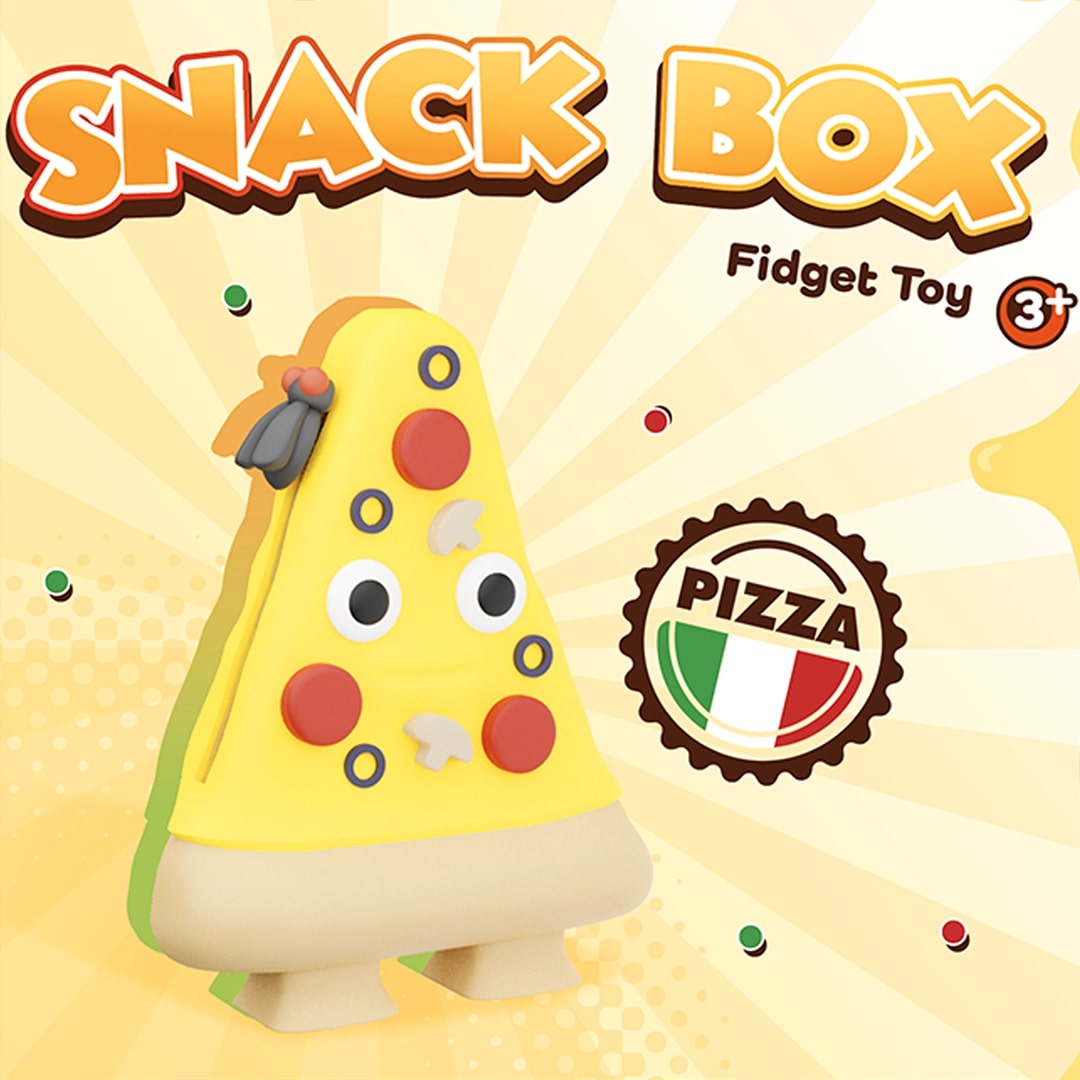 fidget go friemelspeelgoed pizza | 24.FGSB004 | 3