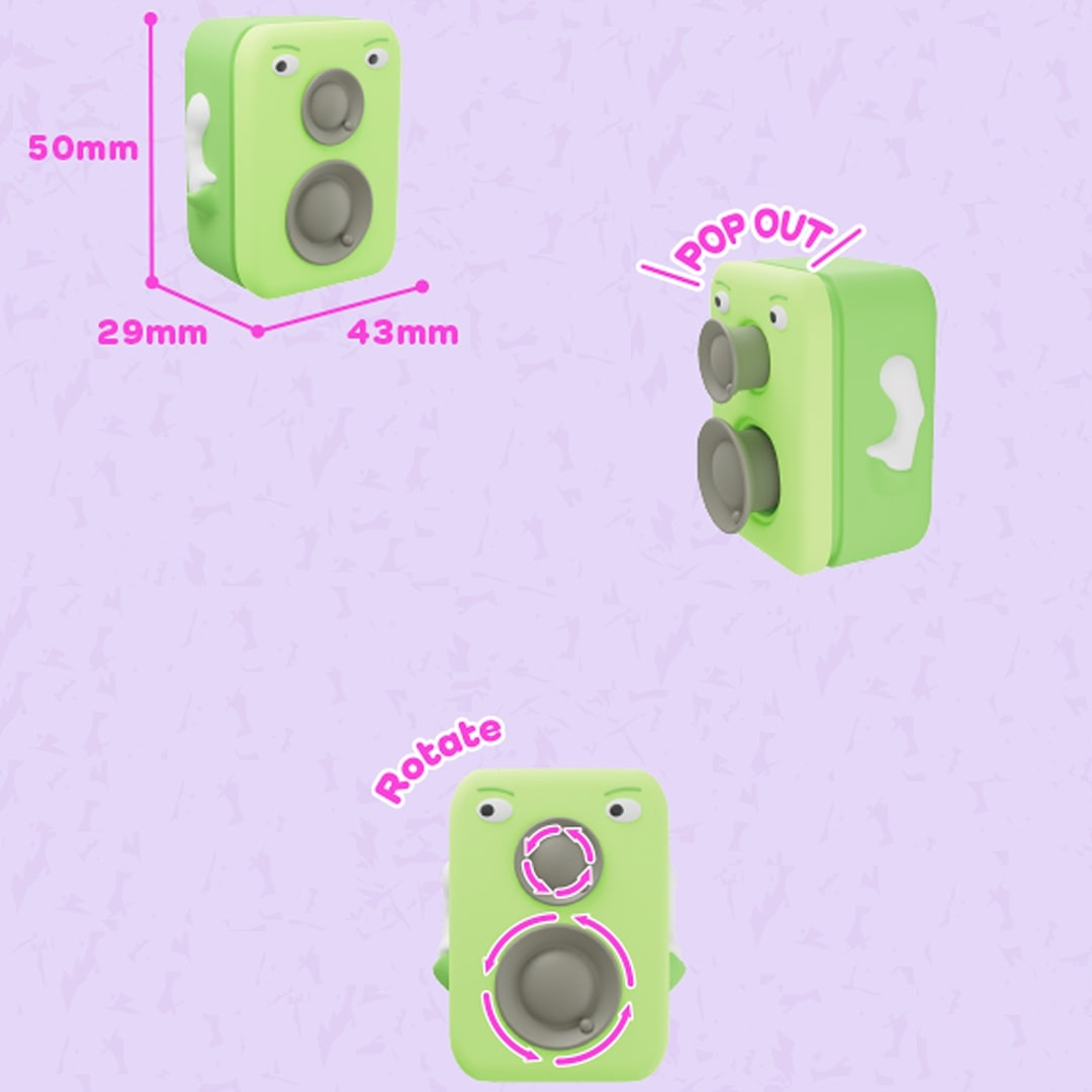fidget go friemelspeelgoed speaker | 24.FGHA004 | 1