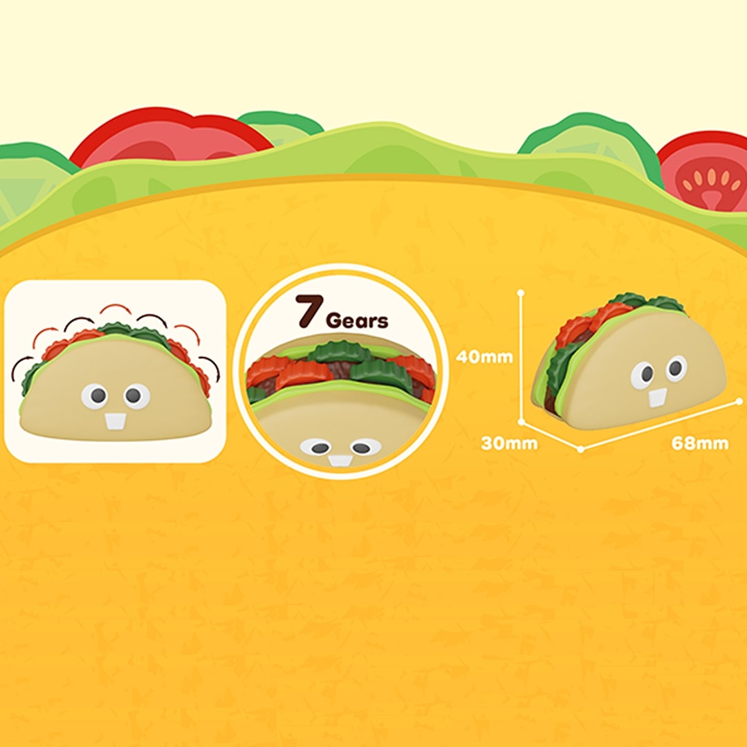 fidget go friemelspeelgoed taco | 24.FGSB009 | 2