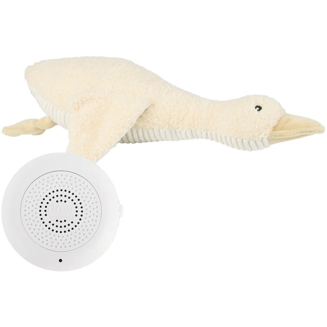 flow amsterdam knuffeleend met hartslag oplaadbaar - beige   | 2085027 | 0