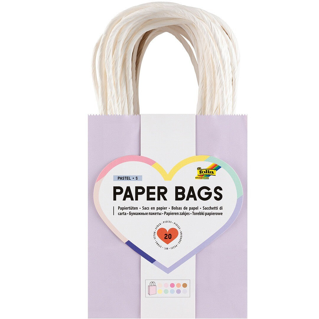 folia cadeauzakjes pastel - klein - 20st | 21249 | 0