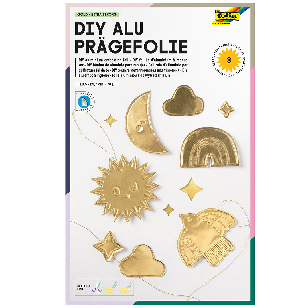folia embossingfolie - goud - 3st | 521 | 0