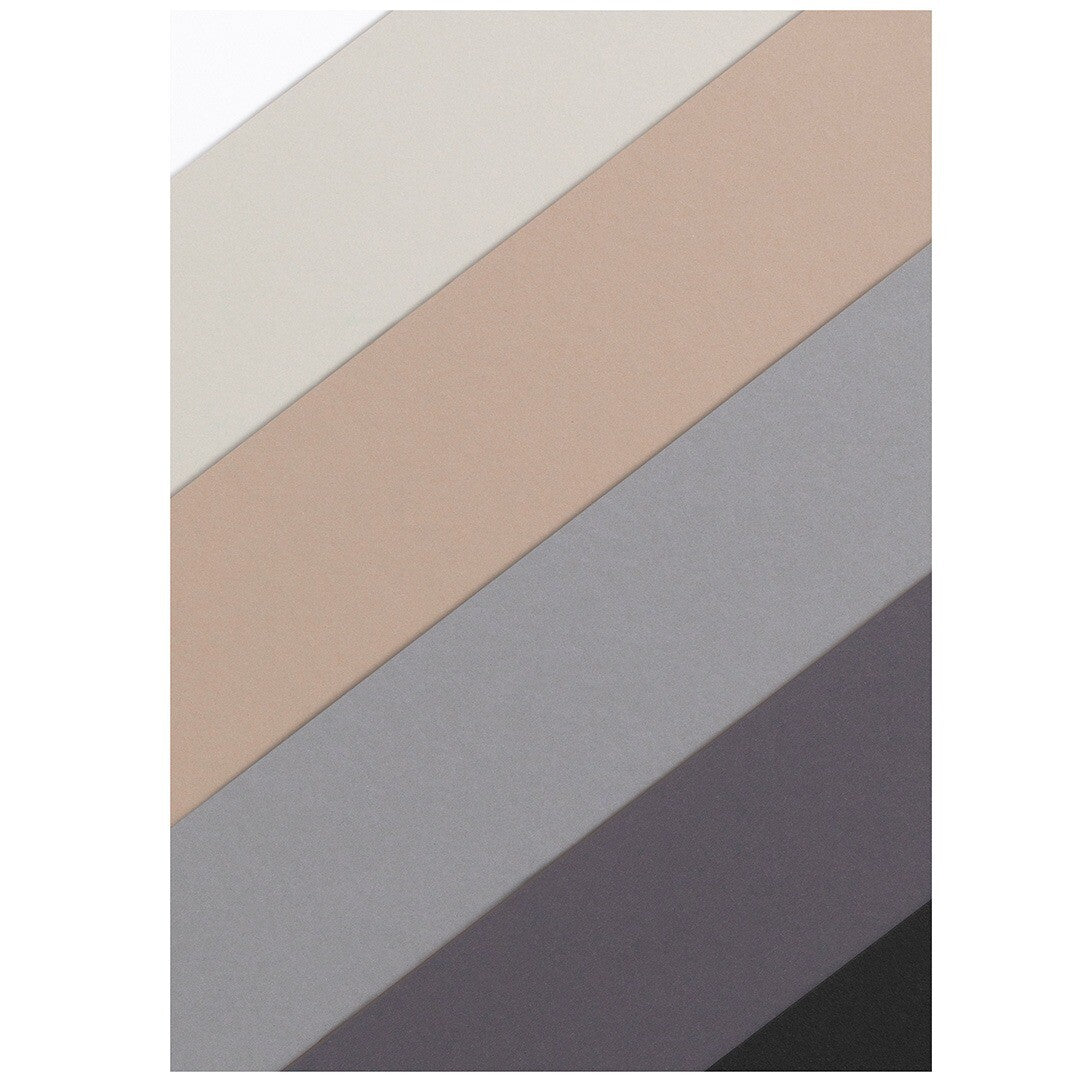 folia knutselpapier karton A4 - grijs - 20 vellen | 680 | 1