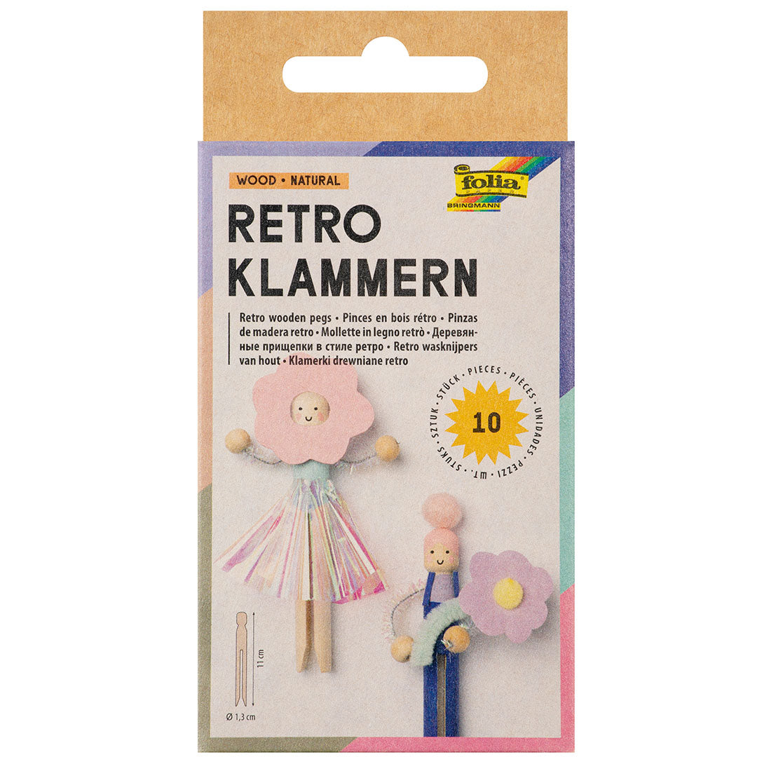 folia knutselwasknijpers - 10st | 2296 | 0