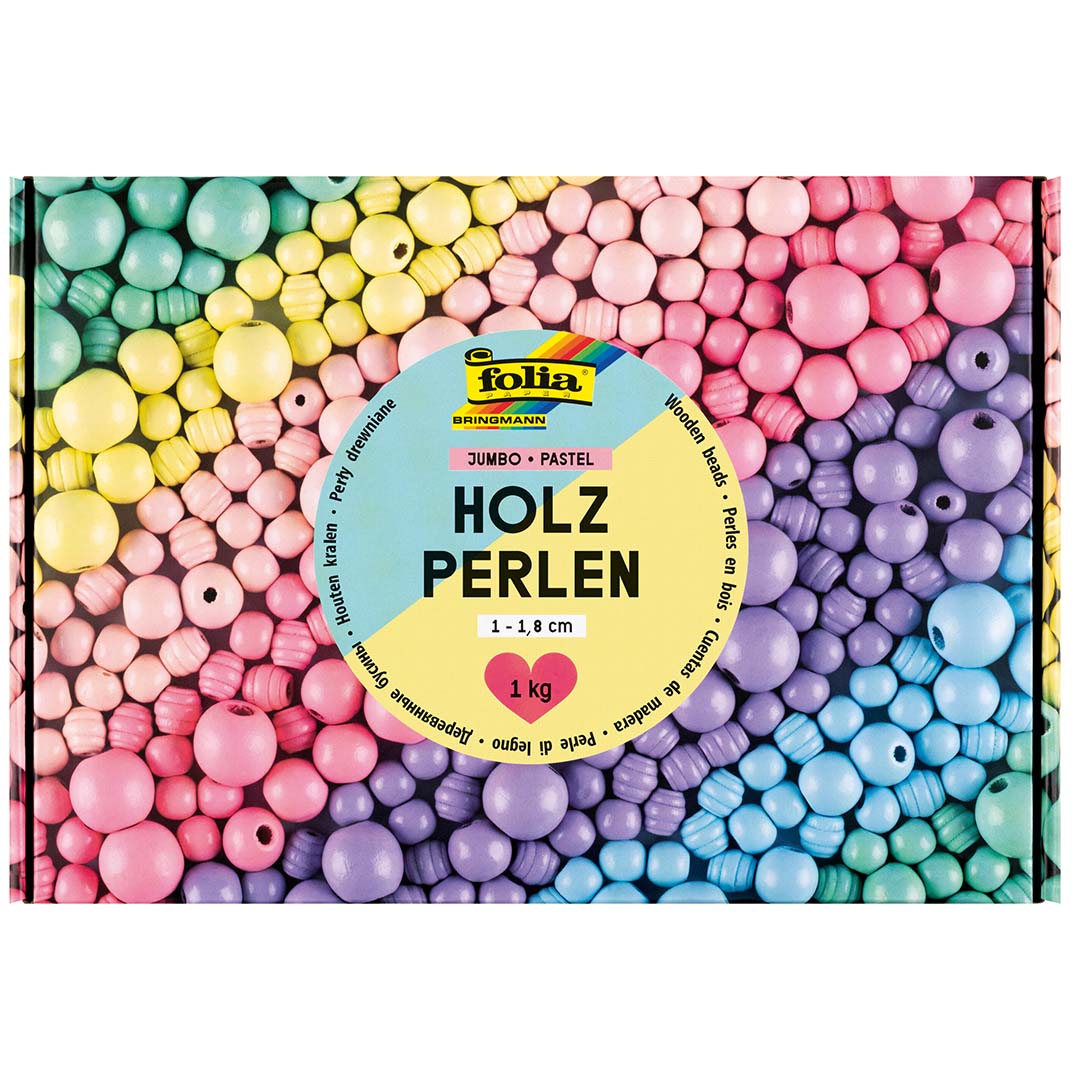 folia kralen - pastel - 1 kg | 22993 | 0