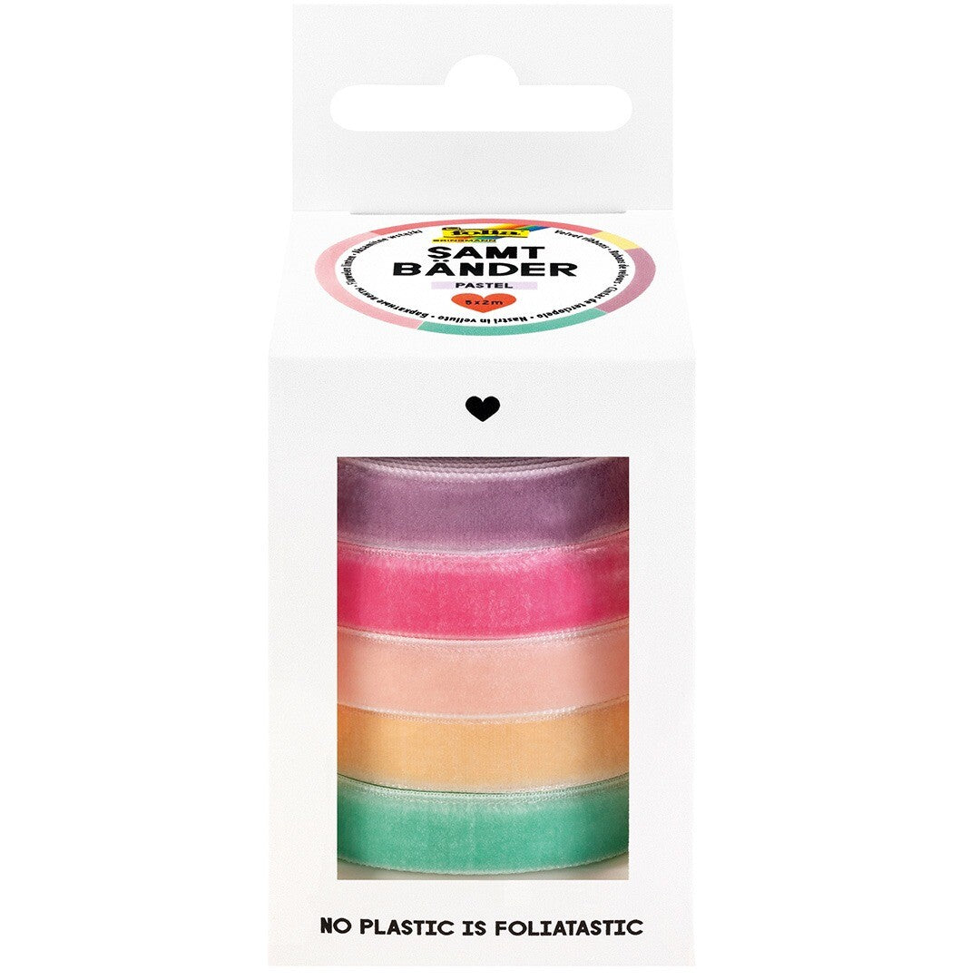 folia lint fluweel - pastel - 5x2 m | 12141 | 0